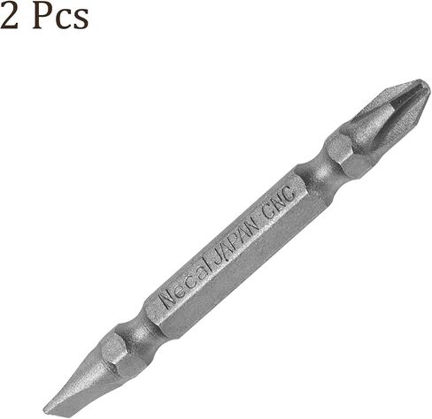 Kozelo 2pcs Double Ended Bits - [2.5 Inch x H1/4 x PH2/SL6] Magnetic Phillips & Slotted Screwdriver for Pneumatic or Power Tool Use, S2 Steel in Saudi Arabia