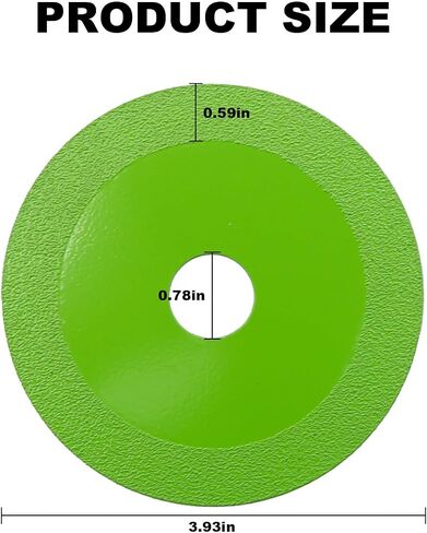 6 PCS Glass Ceramic Cutting Disc - 4'' Diamond Cutting Blade, Ultra-Thin Saw Blade Wheel for Angle Grinder Ultra-Thin Saw Blade for Grinding of Glass Tile Porcelain Jade Crystal in Saudi Arabia