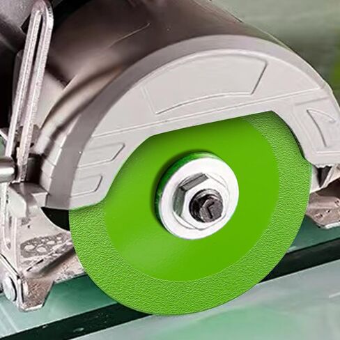 6 PCS Glass Ceramic Cutting Disc - 4'' Diamond Cutting Blade, Ultra-Thin Saw Blade Wheel for Angle Grinder Ultra-Thin Saw Blade for Grinding of Glass Tile Porcelain Jade Crystal in Saudi Arabia