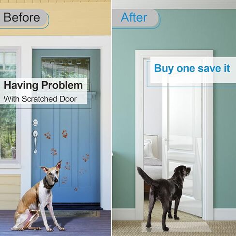 واقي الباب من الخدش، يحمي الباب والأثاث والجدار، واقي مضاد للخدش للأثاث، غطاء باب عالي التحمل من الخدش (63 بوصة × 7.9 بوصة) in Kuwait