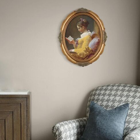 SIMON'S SHOP إطار صورة مقاس 5x7 أسود لصور الزفاف العائلية، إطارات صور بيضاوية مقاس 5x7 للجدار والطاولة، ديكور عتيق in Kuwait