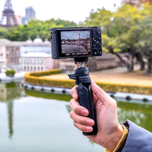 Extendable Camera Mini Tripod,3 Sections 360°Pan and 90°Tilt Selfie Stick Tripod for Canon G7X Mark III G7X Mark II Sony ZV-1 RX100 VII RX VI Ricoh GR3 GR2 Olympus TG-5 TG-4 Fuji Fujifilm XF10 in Kuwait