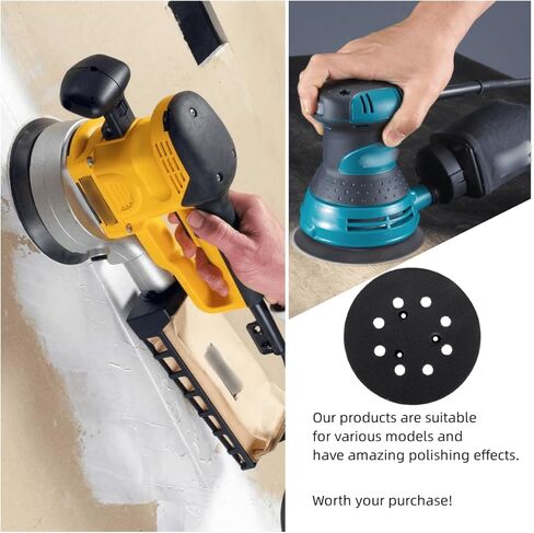 4 قطع من وسادة الصنفرة البديلة بخطاف وحلقة مقاس 5 بوصات لـ DeWalt DW420، DW421، Dw423، DW426، D26451، D26453 ماكينة الصنفرة المدارية in Kuwait