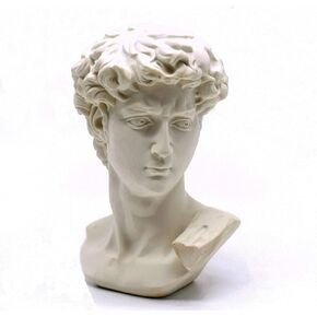 Resin Bust Statue 2.95 Inch Plaster Figurines Mini Home Decoration Sculpture White for Art Hobbyist-Artemis, Home Decoration in Saudi Arabia