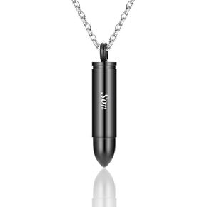 ASFUSS Celtic Cross Bullet Urn Necklaces for Ashes Cremation Jewelry Keepsake Memorial Pendant