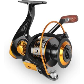 Fishing Reel, Spinning Fishing Reels Handle Parts Freshwater Double Bearing Light Smooth Casting 5.2:1Light Weight Ultra Smooth Powerful for Rock Freshwater Saltwater Fishing in Kuwait