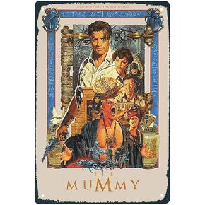 متين للجيهة لافتة معدنية من القصدير بعبارة Death is Only The Beginning The Mummy لتزيين حائط الكهف المنزلي مقاس 8 × 12 انش in Kuwait