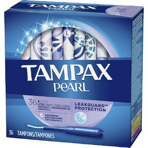 سدادات تامباكس بيرل البلاستيكية، خفيفة الامتصاص، غير معطرة، 36 قطعة (عبوة من 2) (إجمالي 72 قطعة) (قد تختلف التعبئة) in Kuwait