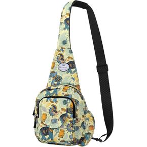 HUA ANGEL Small Sling Bag, Multipurpose Crossbody Backpacks for Women Waterproof Phone Chest Bags Daypack for Travel Hiking in Kuwait