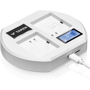 Taken Charger Station for Arlo Pro & Arlo Pro 2 Security Battery, Dual Replacement Battery Charger with Micro USB & Type C Charger Port in Kuwait