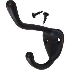 GlideRite Hardware 7014-MB-10 كبير 3 × 3 بوصة ماتي أسود روب / معطف / خطافات القبعة 10 قطع in Kuwait