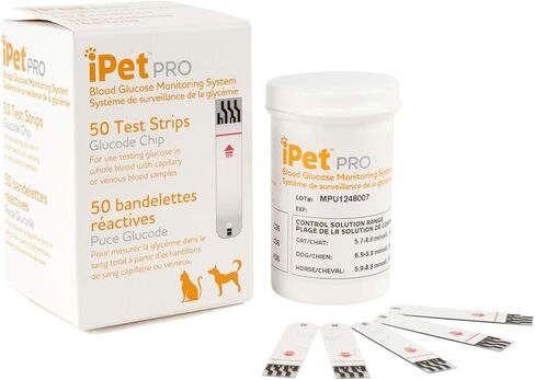 iPet PRO Blood Glucose Test Strips (Blood Glucose 50 ct. Test Strips) in Kuwait
