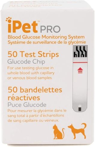 iPet PRO Blood Glucose Test Strips (Blood Glucose 50 ct. Test Strips) in Kuwait