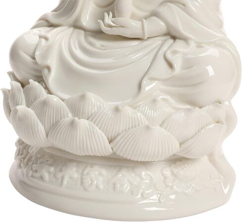 Top Ceramic Guan Yin Statue - Handmade Quan Yin Statues, Kwan Yin Statues, Quan Am Statue, Kuan Yin Statue,Guanyin Statue for Meditation Altar, Female Buddha Statue-Goddess of Mercy and Compassion in Saudi Arabia