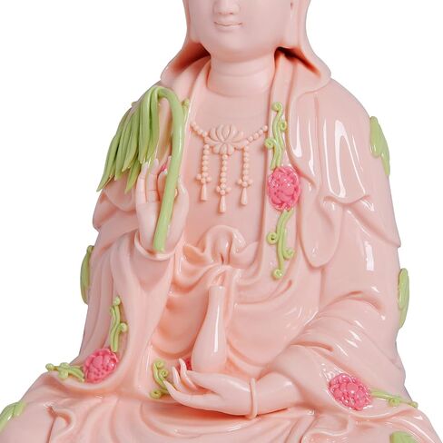 Top Ceramic Guan Yin Statue - Handmade Quan Yin Statues, Kwan Yin Statues, Quan Am Statue, Kuan Yin Statue,Guanyin Statue for Meditation Altar, Female Buddha Statue-Goddess of Mercy and Compassion in Saudi Arabia
