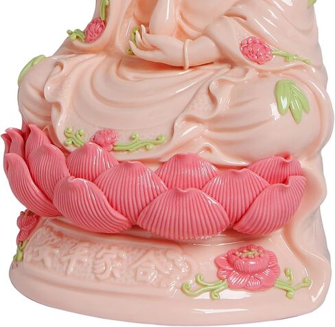 Top Ceramic Guan Yin Statue - Handmade Quan Yin Statues, Kwan Yin Statues, Quan Am Statue, Kuan Yin Statue,Guanyin Statue for Meditation Altar, Female Buddha Statue-Goddess of Mercy and Compassion in Saudi Arabia