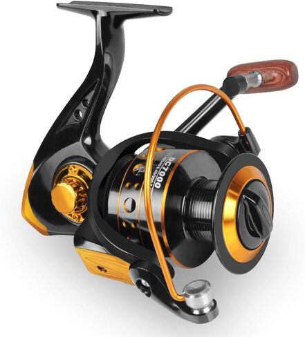 Fishing Reel, Spinning Fishing Reels Handle Parts Freshwater Double Bearing Light Smooth Casting 5.2:1Light Weight Ultra Smooth Powerful for Rock Freshwater Saltwater Fishing in Kuwait