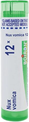 Boiron Nux Vomica 12X Md 80 Pellets for Heartburn or Drowsiness Due to Excessive Eating or Drinking in Saudi Arabia