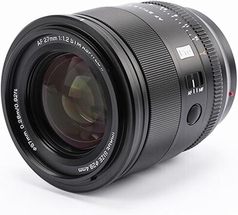 VILTROX 27mm F1.2 PRO E Mount Autofocus Lens, Compatible with Sony E Mount Mirrorless Cameras a7 a6700 a6500 in Saudi Arabia