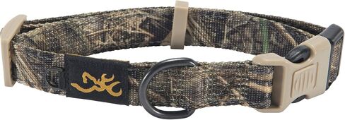 Browning Classic Preformance Webbing Pet Collar, Fully Adjustable, Available in Solid Colors and Camo Patterns, Realtree MAX-7, Large in Saudi Arabia