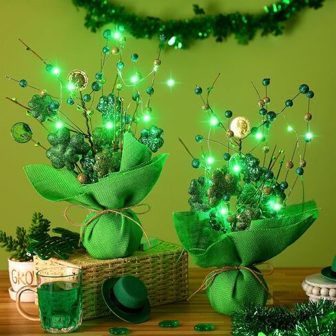 ganeen عيد الحب الديكور 2 حزمة مضاءة عيد الحب شجرة الجدول القلب 18 بوصة عيد الحب شجرة منضدية أدى ضوء شجرة اصطناعية ديكور لعيد الحب زينة المنزل حفل زفاف in Kuwait