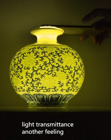 مزهرية XMZXKJ مصنوعة يدويًا من البورسلين الأزرق والأبيض مزهرية سيراميك لتزيين المنزل (طولها 9 بوصات - شكل ذيل السمكة) in Kuwait