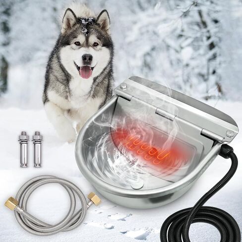 وعاء ماء ساخن للكلاب والقطط، وعاء دافئ للحيوانات الأليفة، شتوي حراري خارج، طبق ماء للقطط، وعاء ماء تلقائي للماشية للحصان، الكلاب الكبيرة، الماشية، البقرة، الماعز، الخنازير، الدجاج، موزع مياه الكلاب التلقائي in Kuwait