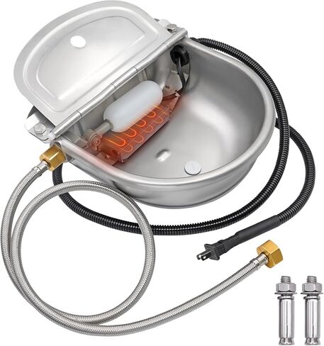 وعاء ماء ساخن للكلاب والقطط، وعاء دافئ للحيوانات الأليفة، شتوي حراري خارج، طبق ماء للقطط، وعاء ماء تلقائي للماشية للحصان، الكلاب الكبيرة، الماشية، البقرة، الماعز، الخنازير، الدجاج، موزع مياه الكلاب التلقائي in Kuwait