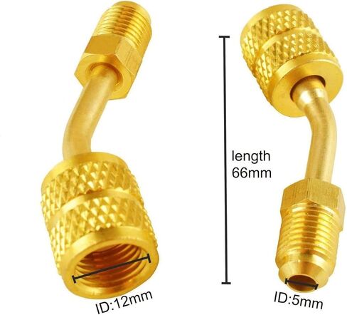 ثيكون محول R410a لنظام التدفئة والتهوية وتكييف الهواء ميني سبليت 5/16 انش انثى سريعة × 1/4 انش ذكر فلير in Kuwait