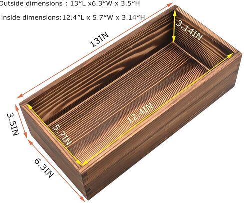 Farmhouse Rustic Bathroom Decor Box Funny Toilet Paper Tank Storage Basket, Toilet Paper Holder Wooden Decorative Box Perfect for Kitchen Table Countertop Utensil Farmhouse (Brown) in Saudi Arabia