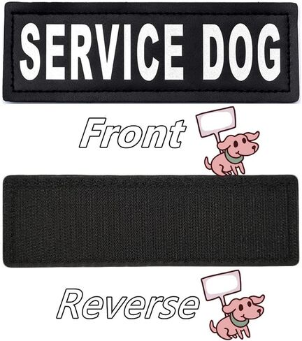 8pcs Service Dog Patch 6" x 2",Do Not Pet/Service Dog/in Training/I'm Special Patches,Clear Pattern Dog Patches for Vest,Patches for Dog Harness,Dog Vest Patches in Saudi Arabia