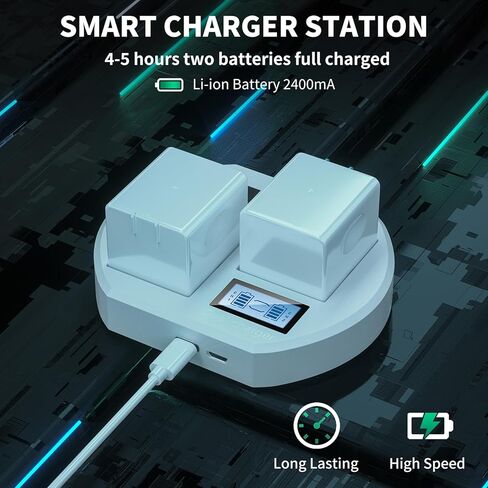 Taken Charger Station for Arlo Pro & Arlo Pro 2 Security Battery, Dual Replacement Battery Charger with Micro USB & Type C Charger Port in Kuwait
