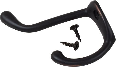 GlideRite Hardware 7014-MB-10 كبير 3 × 3 بوصة ماتي أسود روب / معطف / خطافات القبعة 10 قطع in Kuwait