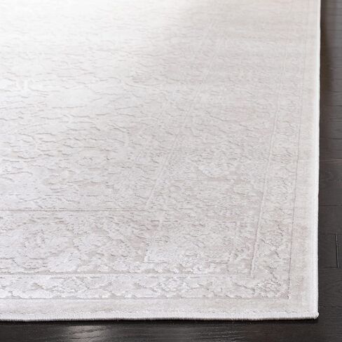 سجادة منطقة SAFAVIEH Reflection Collection - 15.24 سم × 22.86 سم، كريمي وعاجي، لا يتساقط ويسهل العناية بها، مثالية للمناطق ذات الحركة العالية في غرفة المعيشة وغرفة النوم (RFT667D) in Kuwait