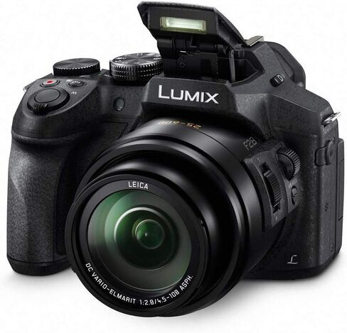 Lumix DMC-FZ300 12.1MP Digital Camera 24x Zoom - Bundle with Camera Case, 64GB U3 SDHC Card, Spare Battery, 52mm UV Filter, Tripod, Cleaning Kit, Memory Wallet, Software Package in Saudi Arabia