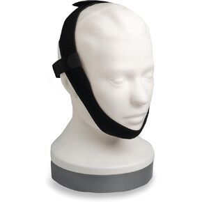 سنوجيل حزام الذقن الأسود | يوفر حزام الذقن CPAP دعمًا إضافيًا لقناع CPAP الخاص بك | الصيانة الأساسية تجعل التنظيف أمرًا سهلاً in Kuwait