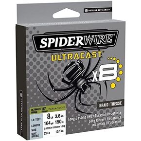 جديلة سبايدر واير ألترا كاست غير مرئية - شفافة 0.004 بوصة | 0.11 ملم - 10 رطل - 328 ياردة in Kuwait