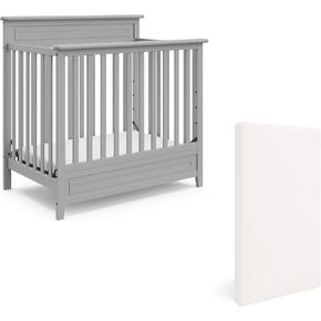 Storkcraft Petal 5-in-1 Convertible Mini Crib with Mattress in Kuwait