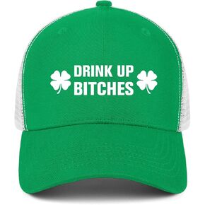 St Patricks Day Hat for Men Women Gifts Saint Pattys Costume Clover Baseball Cap Green