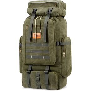 حقيبة ظهر تكتيكية في الهواء الطلق، 75 لتر سعة كبيرة للماء حقيبة ظهر عسكرية للتخييم والمشي لمسافات طويلة والسفر in Kuwait