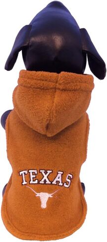 NCAA Texas Longhorns Polar Fleece Hooded Dog Jacket in Saudi Arabia