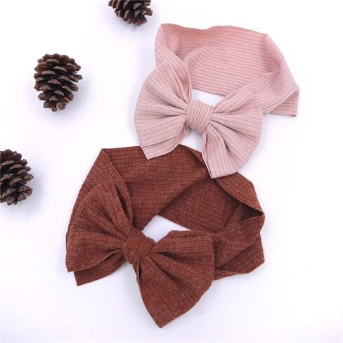 Sugarmelon Baby Headbands Headwrap Newborn Toddler Cotton Ribbed Turban Headband Hairband Infant Baby Show Gifts in Saudi Arabia