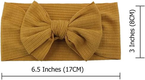 Sugarmelon Baby Headbands Headwrap Newborn Toddler Cotton Ribbed Turban Headband Hairband Infant Baby Show Gifts in Saudi Arabia