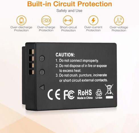BABAKA 2 Pack LP-E12 Batteries Compatible with Canon EOS-M, EOS M2, EOS M10, EOS M50, EOS M50 Mark II, EOS M100, EOS M200, SX70 HS, Rebel SL1 Cameras Digital Cameras in Kuwait