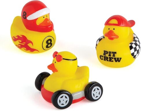 Race Car Driver Rubber Duckies - Toys and Party Favors - 12 Pieces in Saudi Arabia