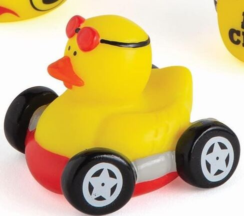 Race Car Driver Rubber Duckies - Toys and Party Favors - 12 Pieces in Saudi Arabia