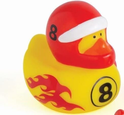 Race Car Driver Rubber Duckies - Toys and Party Favors - 12 Pieces in Saudi Arabia