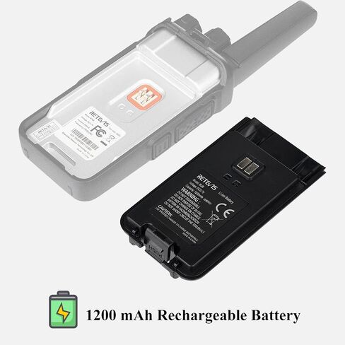 Retevis RT68 Walkie Talkie Battery,1200mAh 3.7V Original Li-ion Battery,Compatible with Retevis RT68 Two Way Radios (6 Pack) in Saudi Arabia
