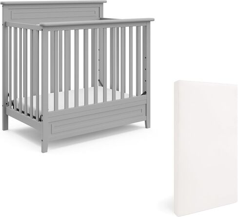 Storkcraft Petal 5-in-1 Convertible Mini Crib with Mattress in Kuwait