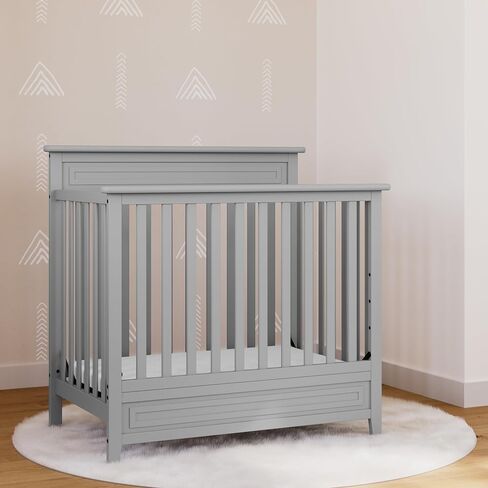 Storkcraft Petal 5-in-1 Convertible Mini Crib with Mattress in Kuwait